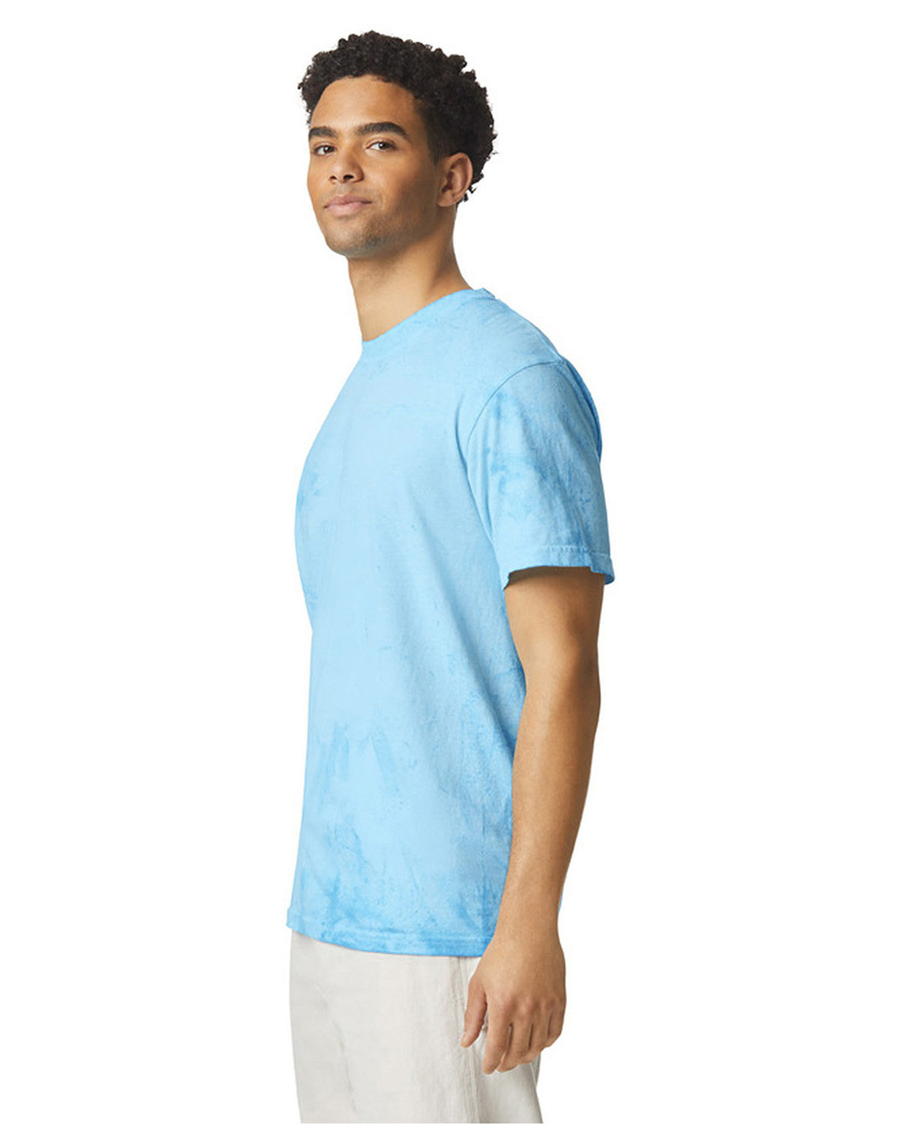 Unisex Heavyweight Color Blast T-Shirt - Fiji Blue