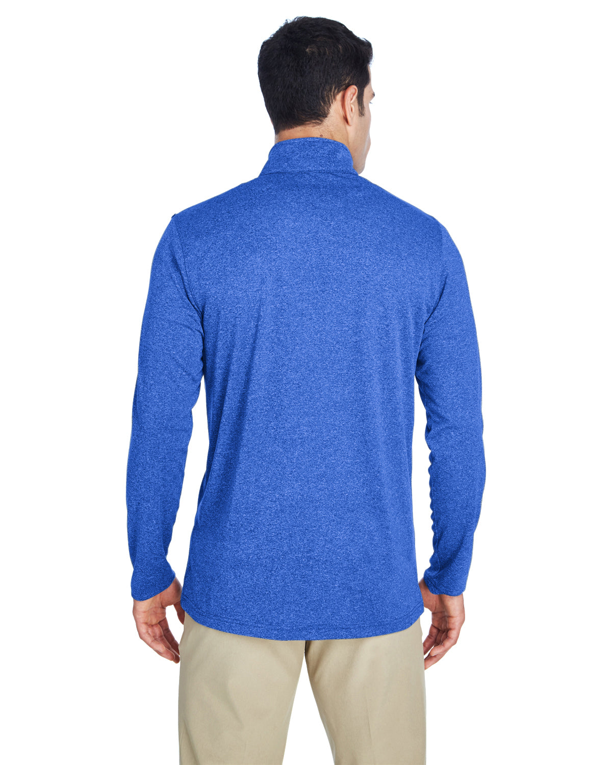 Men's Cool & Dry Heathered Performance Quarter-Zip - Royal Heather