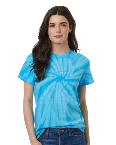 Cyclone Pinwheel Short Sleeve T-Shirt - Turquoise