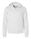 Bella + Canvas 3739 - Unisex Poly-Cotton Sponge Fleece Full-Zip Hoodie - Silver