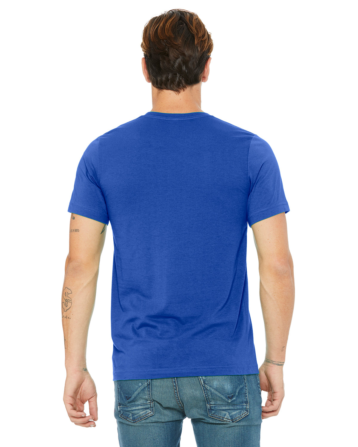 Unisex Poly-Cotton Short-Sleeve T-Shirt - True Royal