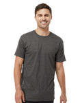 Unisex Heavyweight Tee - Heather Charcoal
