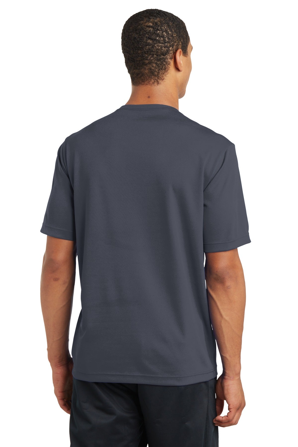 Unisex PosiCharge RacerMesh Tee - Graphite Gray