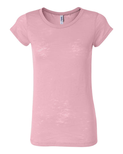 Women's Burnout Tee - Soft Pink
