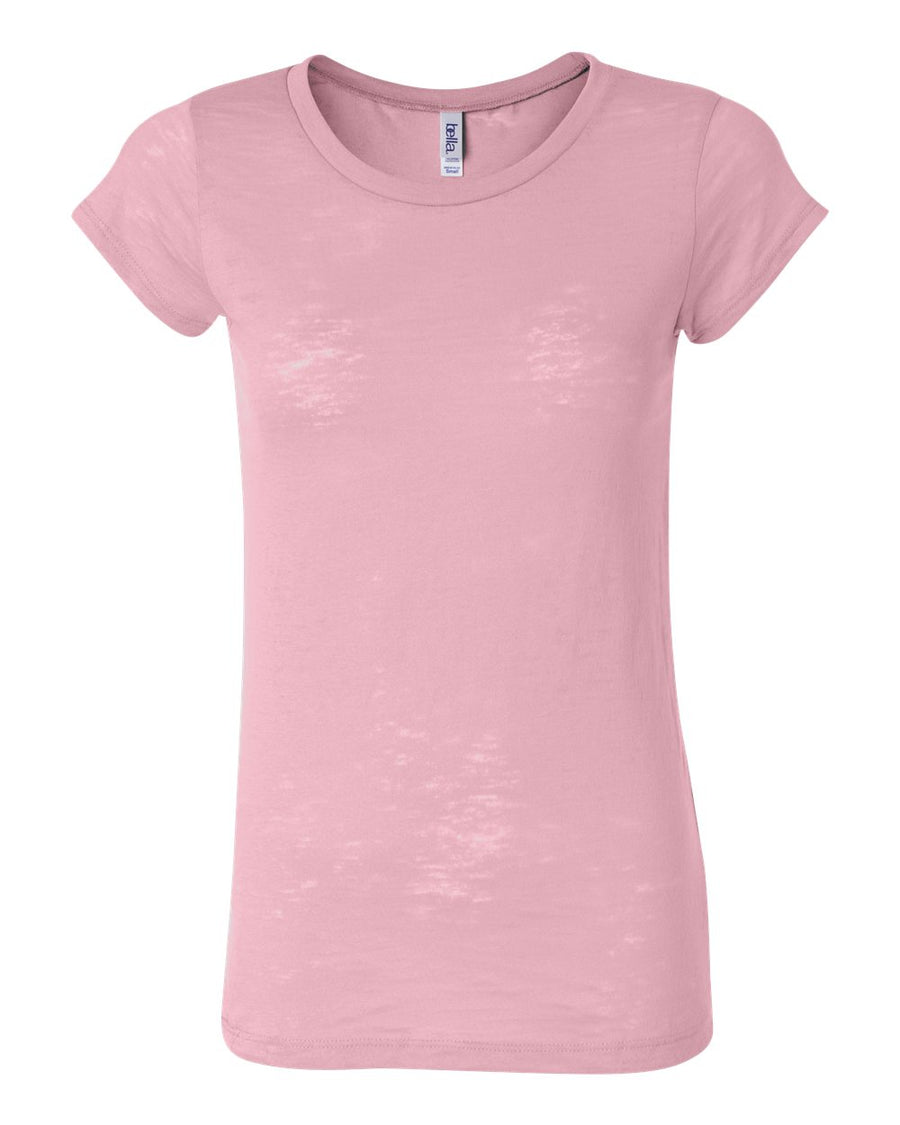 Women's Burnout Tee - Soft Pink