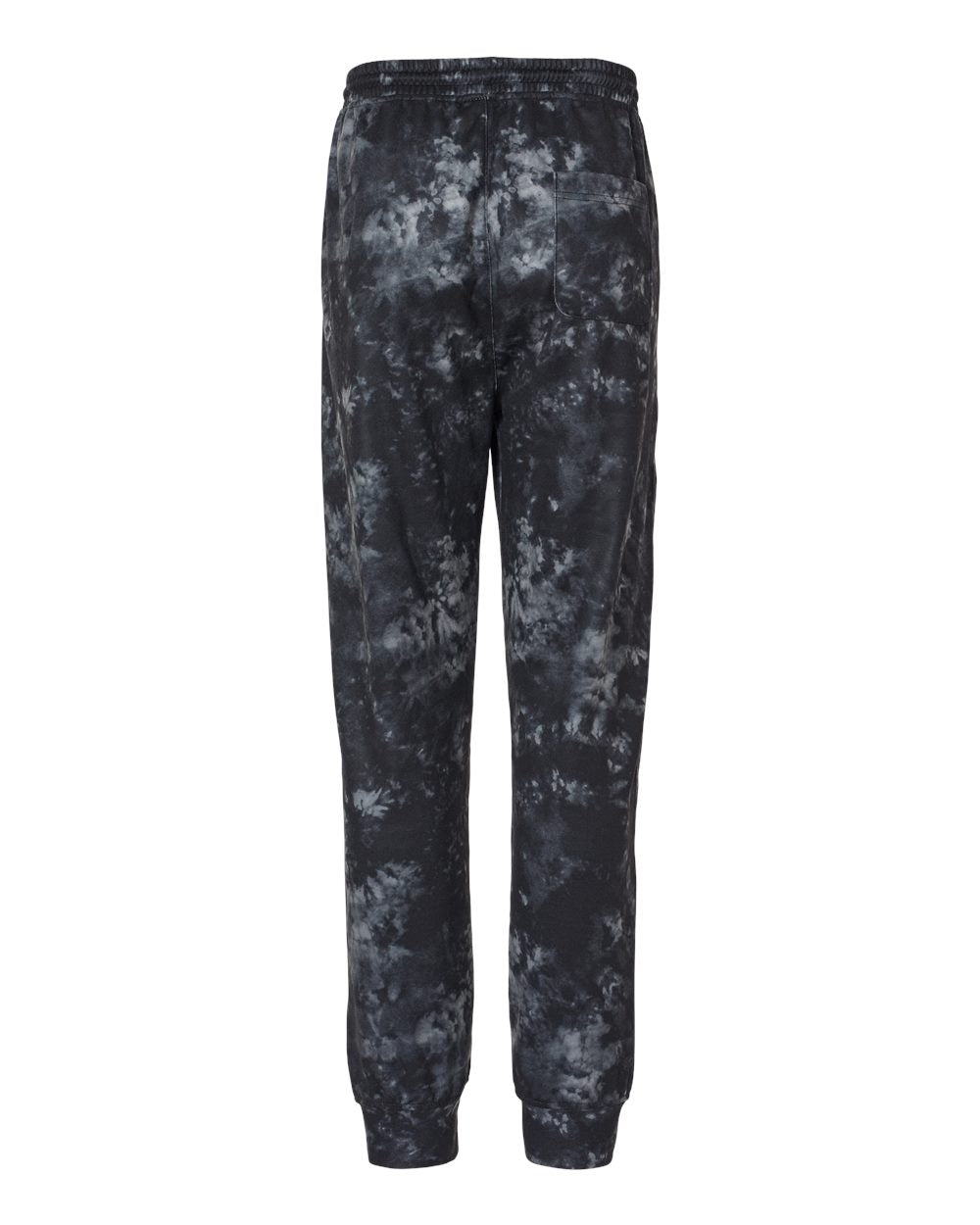 Unisex Heather Performance Jogger Pant - Black Tie Dye