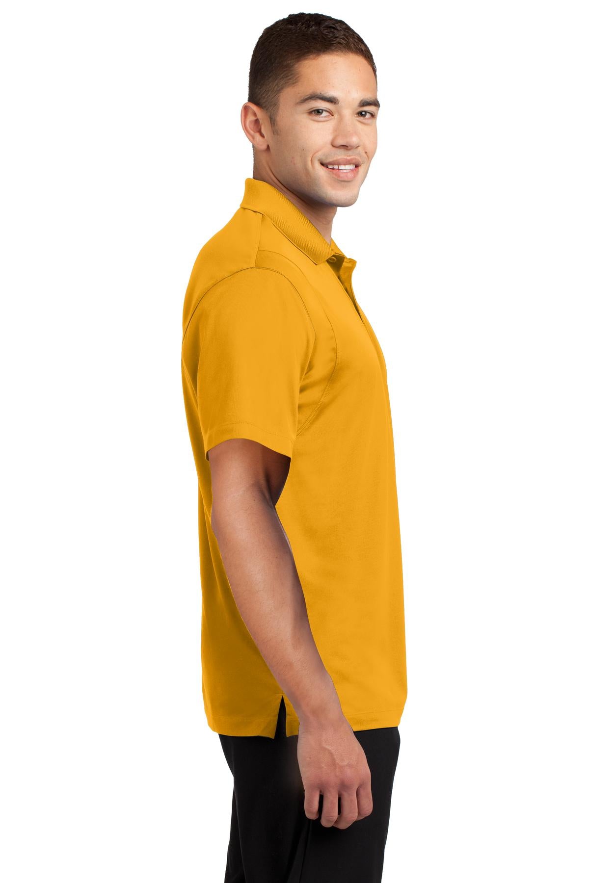 Men's Micropique Sport-Wick Polo - Gold