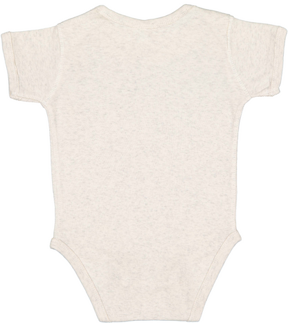 Infant Baby Rib Bodysuit - Natural Heather