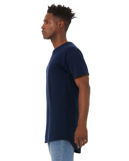 Men's Long Body Urban T-Shirt - Navy