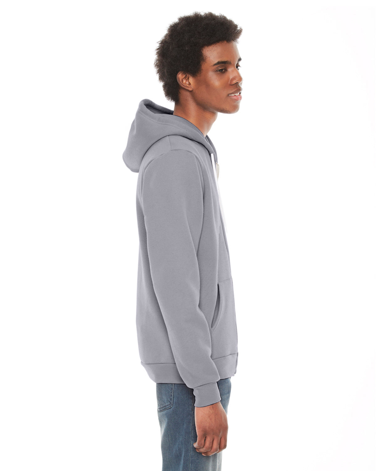 Unisex Flex Fleece Zip Hoodie - Slate