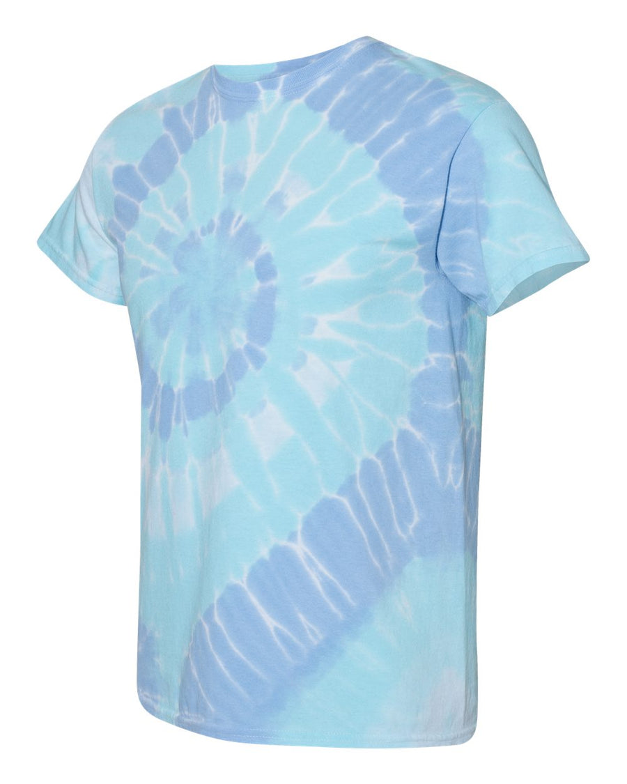 Unisex Multi-Color Spiral Short Sleeve T-Shirt - Wildflower