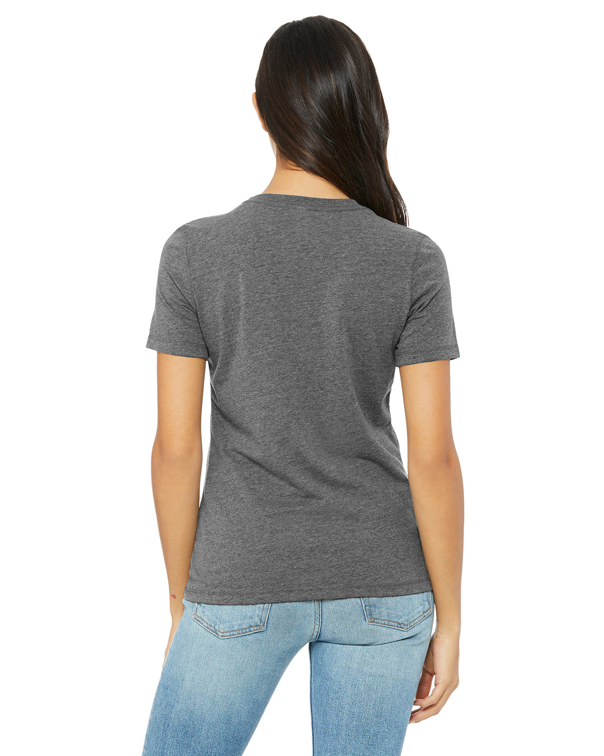 Women's Heathered Relaxed Jersey Short-Sleeve T-Shirt - Heather Deep