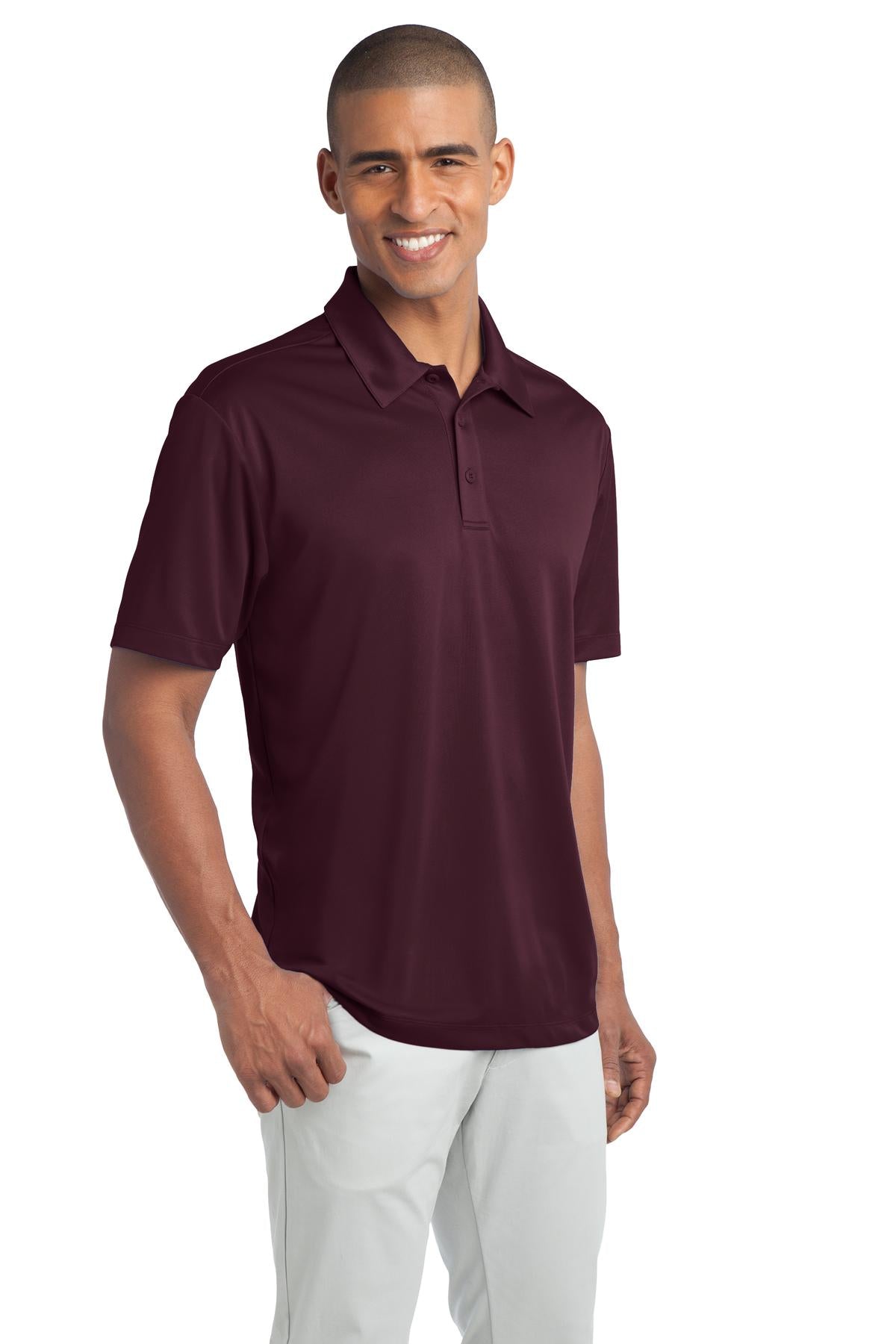 Unisex Silk Touch Performance Polo - Maroon