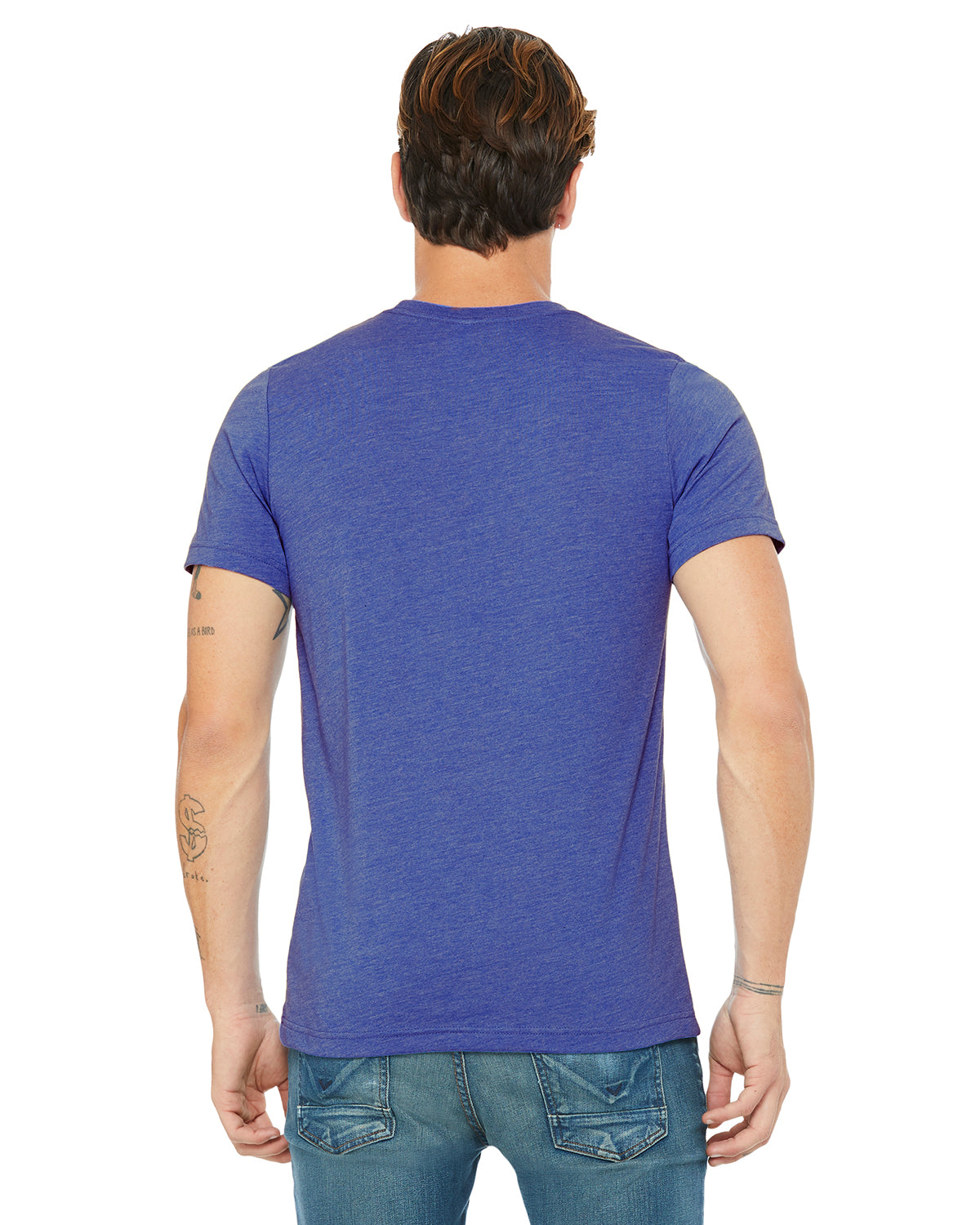 Unisex Heather CVC T-Shirt - Heather True Royal