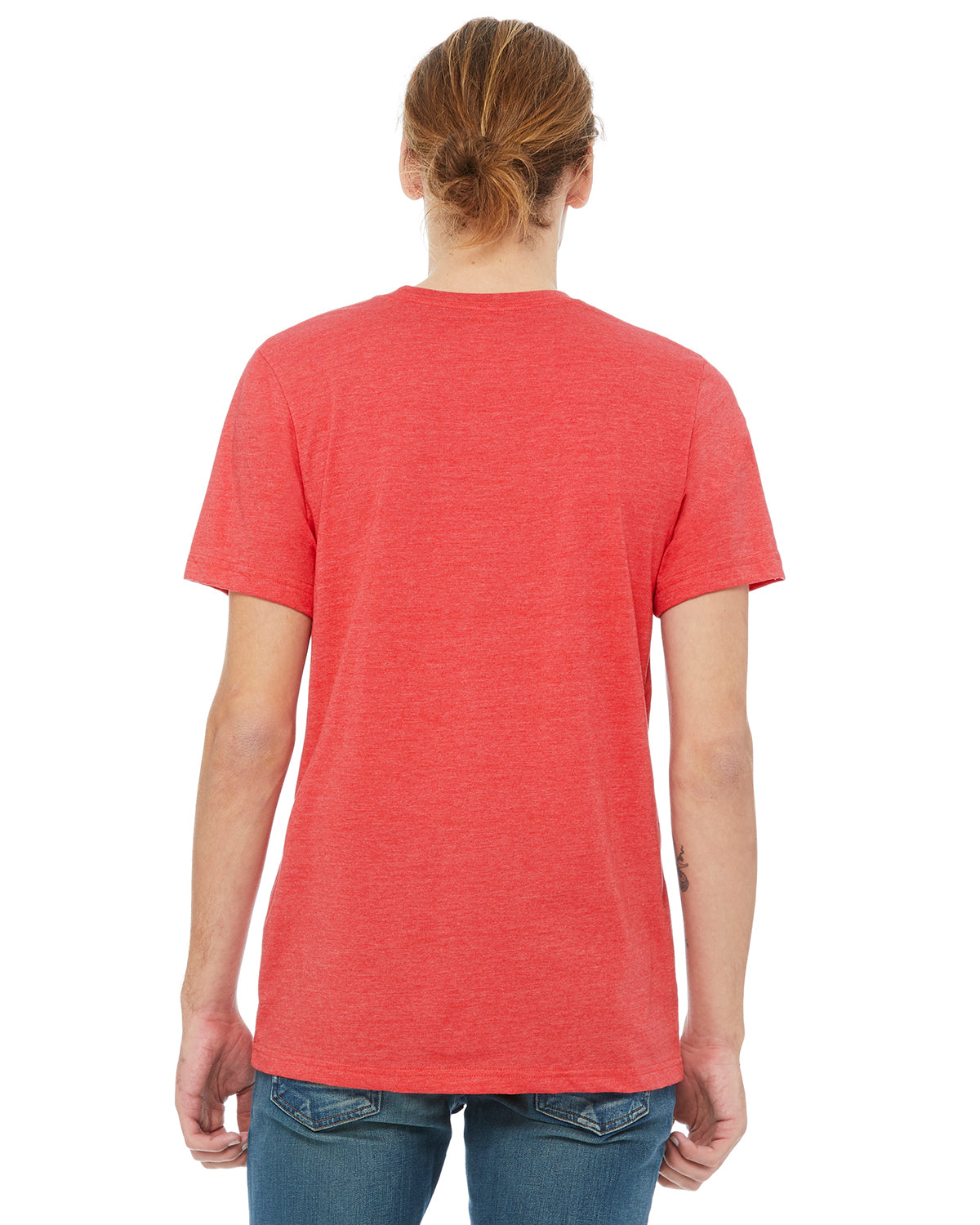 Men's Jersey Short-Sleeve Pocket T-Shirt - Heather Red / Heather Deep
