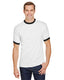 Augusta Sportswear 710 - 50/50 Ringer T-Shirt - White / Black