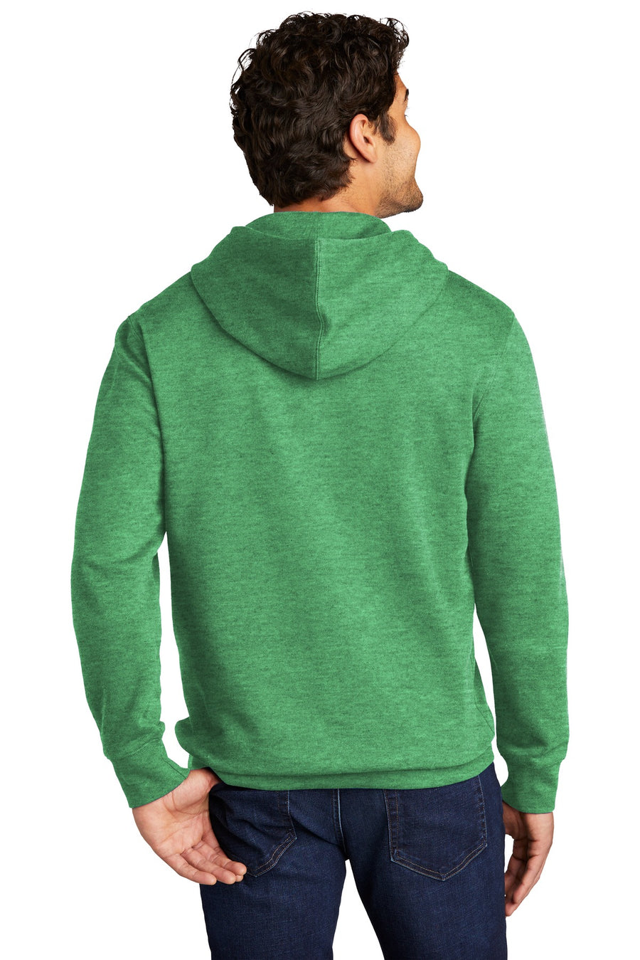 Unisex V.I.T. Fleece Hoodie - Heather Kelly Green