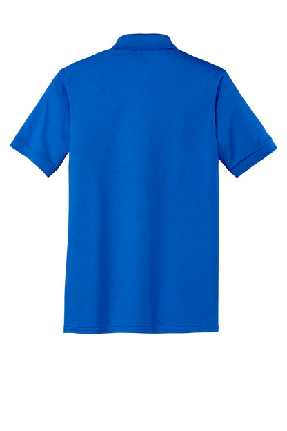 Unisex Tall Core Blend Jersey Knit Polo - Royal