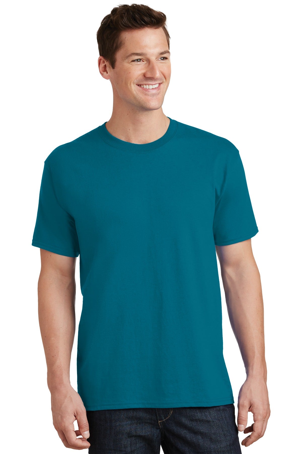 Unisex Core Cotton Tee - Teal
