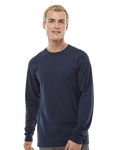 Unisex Heavyweight Long Sleeve Tee - Navy