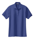 Women's Silk Touch Polo - Med Blue
