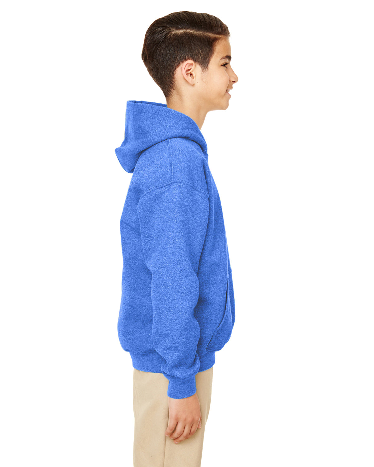 Youth Heavy Blend™ 50/50 Hoodie - Heather Sport Royal