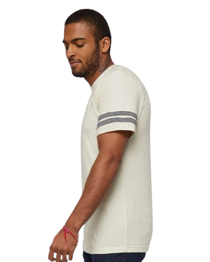 Men's Football T-Shirt - Natural Heather / Granite Heather