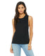Bella + Canvas B8803 - Women's Flowy Scoop Muscle Tank - Black