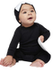 Rabbit Skins 4412 - Infant Long-Sleeve Baby Rib Coverall - Black