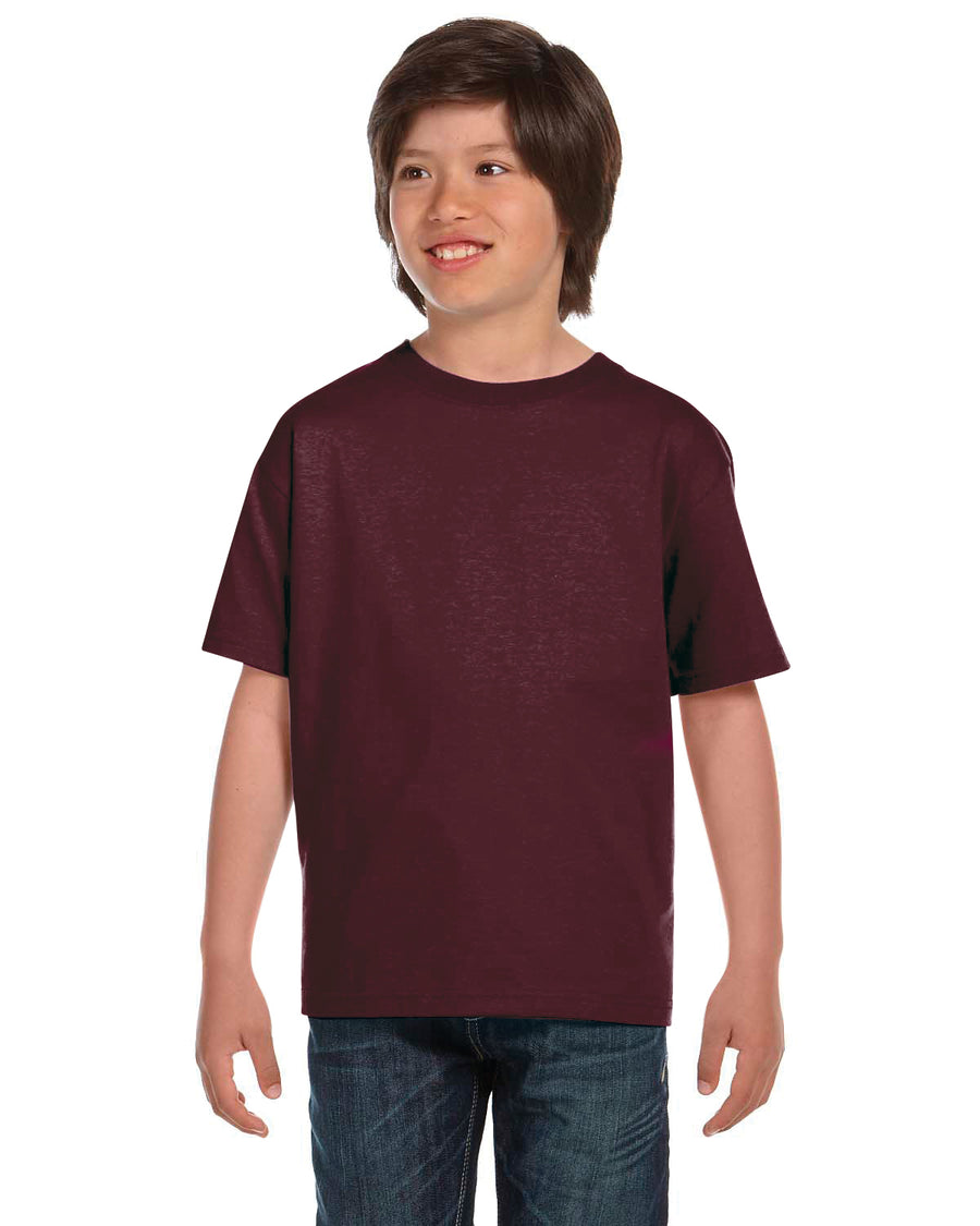 Youth 50/50 T-Shirt - Sport Dark Maroon
