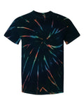 Unisex Multi-Color Spiral Short Sleeve T-Shirt - Aurora