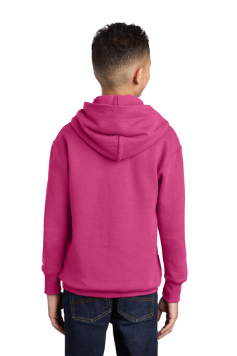 Youth Core Fleece Pullover Hoodie - Sangria