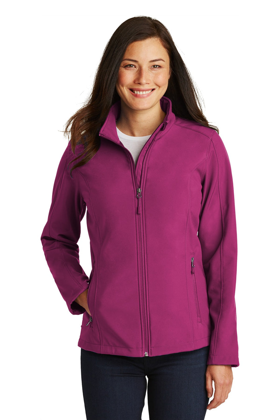 Women's Core Soft Shell Jacket - Very Berry