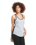 Women's Ideal Colorblock Racerback Tank - Heather Gray / Black