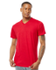 Tultex 0207TC - Unisex Poly-Rich V-Neck Tee - Red