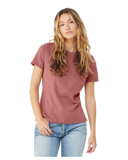 Women's Relaxed Jersey Short-Sleeve T-Shirt - Mauve