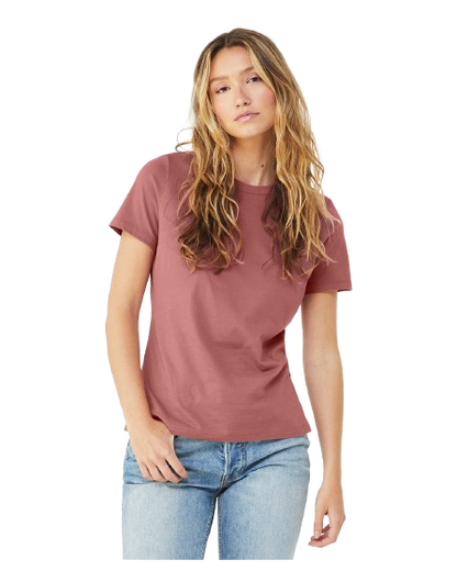 Women's Relaxed Jersey Short-Sleeve T-Shirt - Mauve
