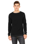 Men's Thermal Long-Sleeve T-Shirt - Black / Gray