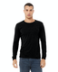 Bella + Canvas 3501CVC - Unisex Jersey Long-Sleeve T-Shirt - Solid Black Blend