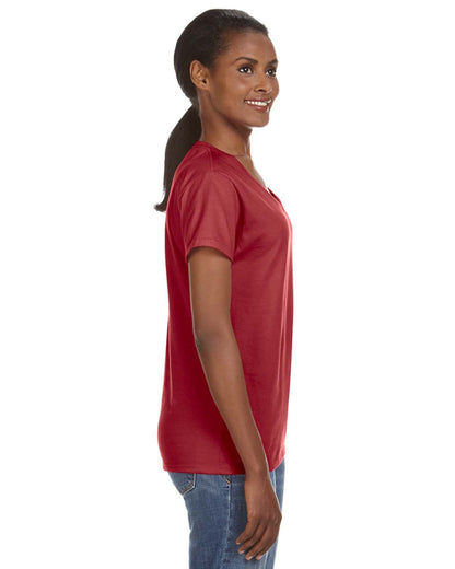 Women's Lightweight V-Neck T-Shirt - Independence Red
