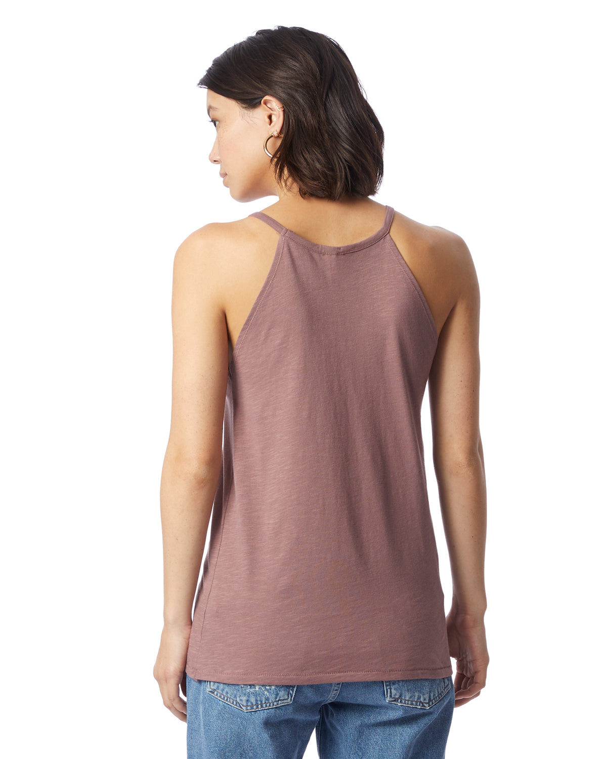 Women's Slub Sporty Tank - Vintage Rose