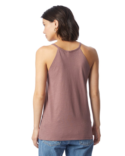 Women's Slub Sporty Tank - Vintage Rose