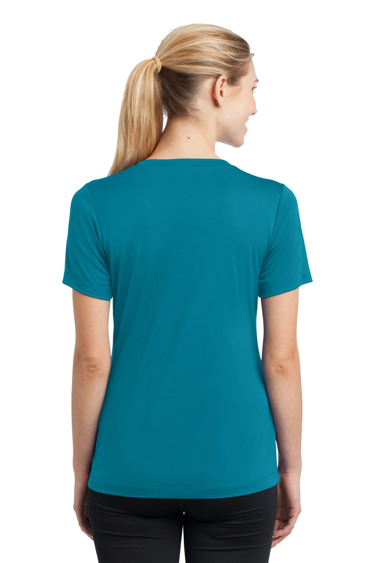 Women's PosiCharge Competitor V-Neck Tee - Tropic Blue
