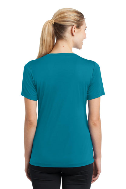 Women's PosiCharge Competitor V-Neck Tee - Tropic Blue