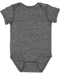Infant Harborside Melange Bodysuit - Smoke Melange