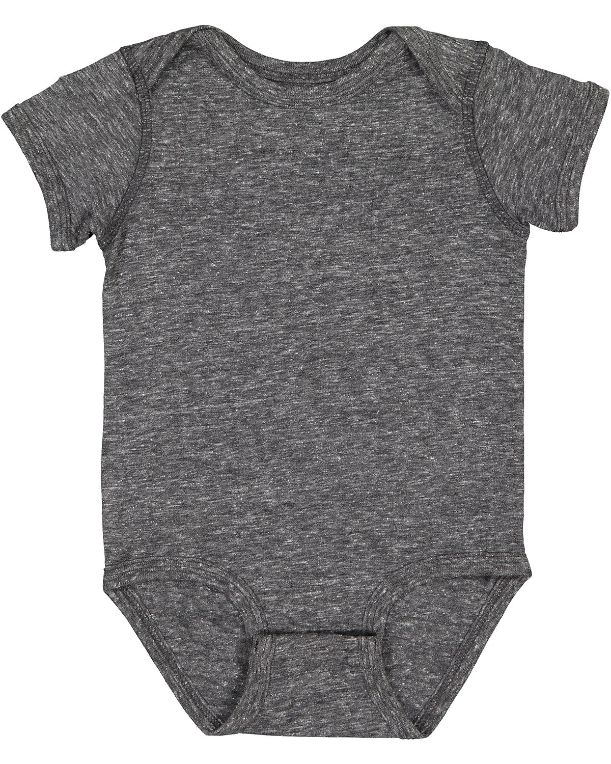 Infant Harborside Melange Bodysuit - Smoke Melange