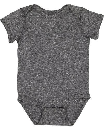 Infant Harborside Melange Bodysuit - Smoke Melange