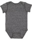 Rabbit Skins 4491RA - Infant Harborside Melange Bodysuit - Smoke Melange
