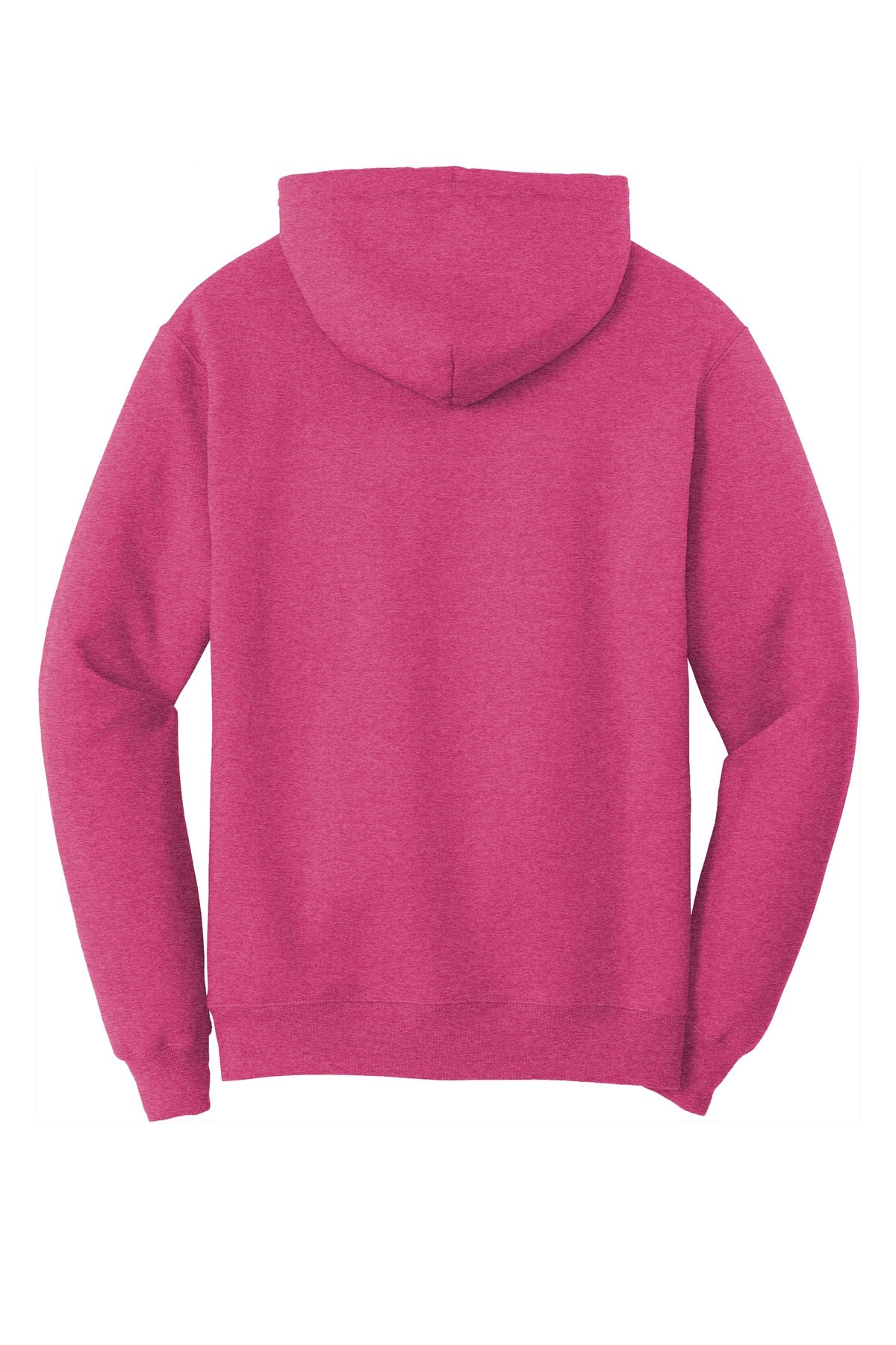 Unisex Core Fleece Pullover Hoodie - Heather Sangria