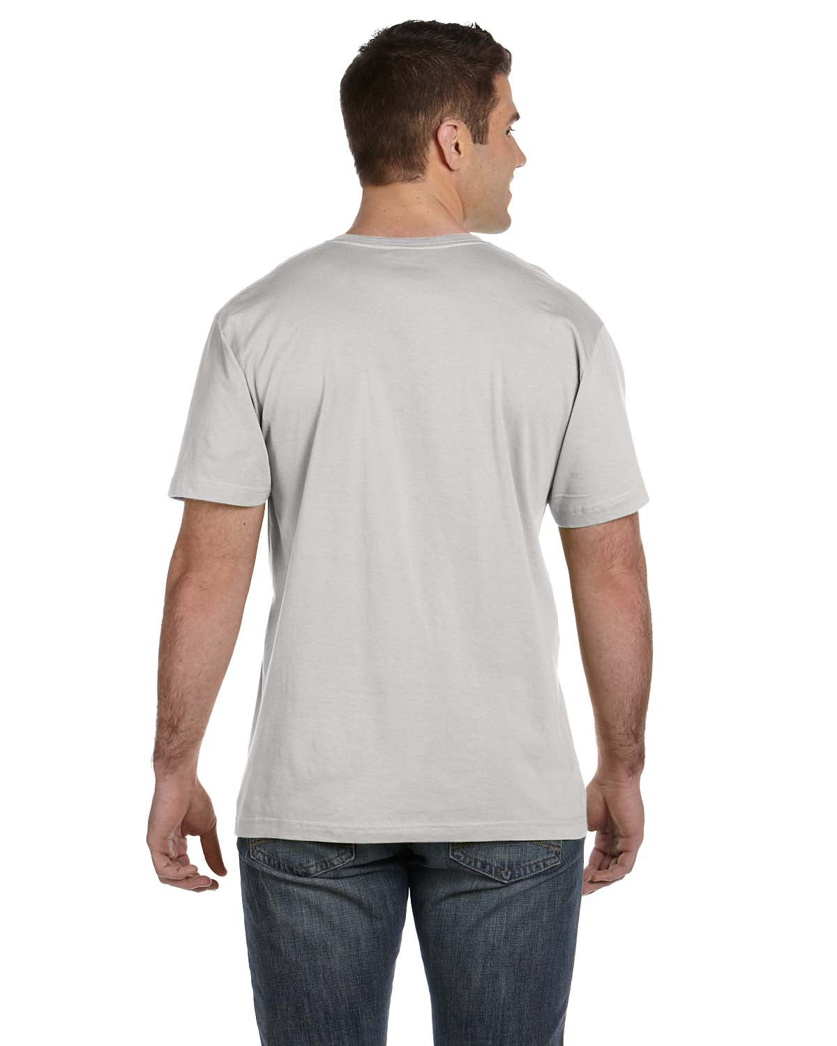 Unisex Fine Jersey T-Shirt - Silver